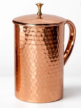 Hammered Copper Water Jug